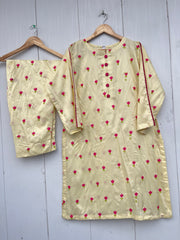 Embroidered coord set