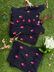 Embroidered coord set