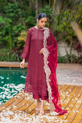 MAHRANI 3PC CHIFFON DRESS
