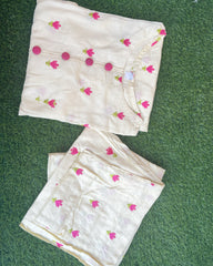 Embroidered coord set