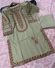Affordable casual pure lawn dress
