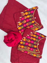 Embroidered 3pc dress