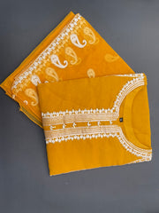 Organza embroidered dress