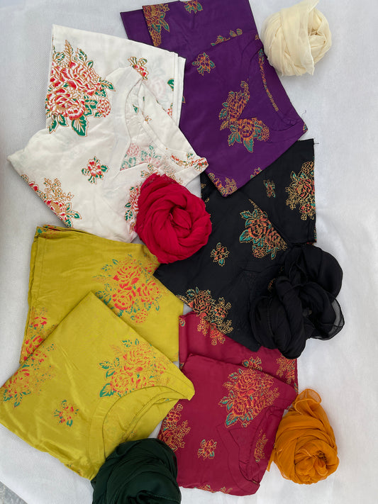 Lawn 3pc dress