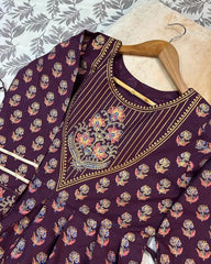 Lawn 2pc frock dress