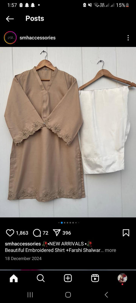 Farshi shalwar dress