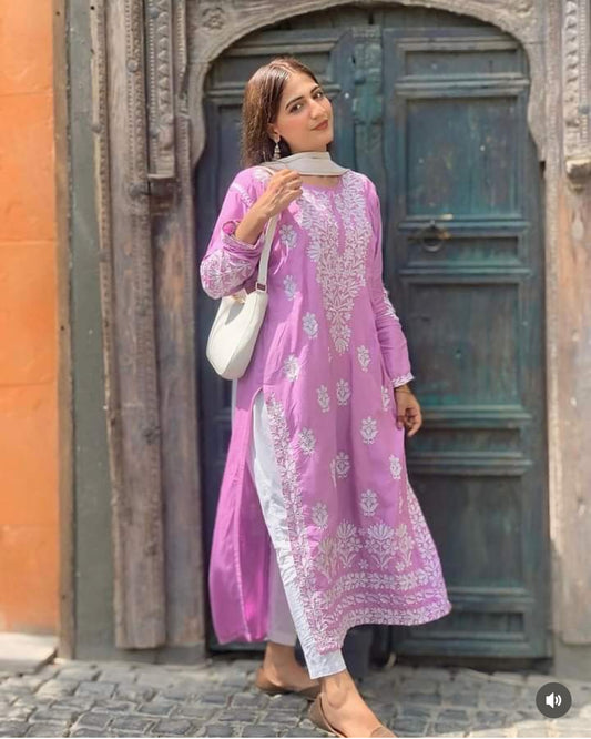Indian chickan kari kurta