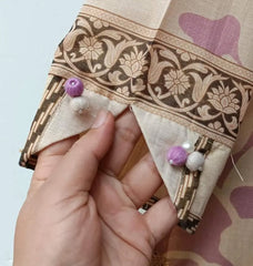 Jacquard lawn dress