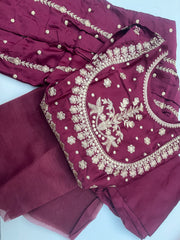 Silk 3pc dress
