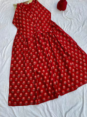 Long length flair frock