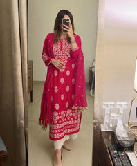 Indian chickan kari kurta