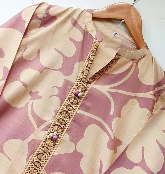 Jacquard lawn dress