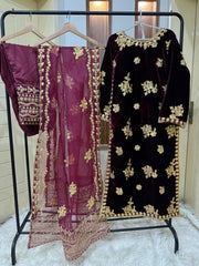 Formal velvet 3pc collection