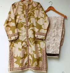 Jacquard lawn dress