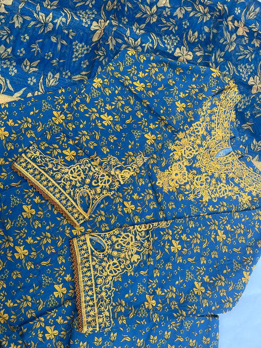 SHAISTA 3PC LAWN COLLECTION