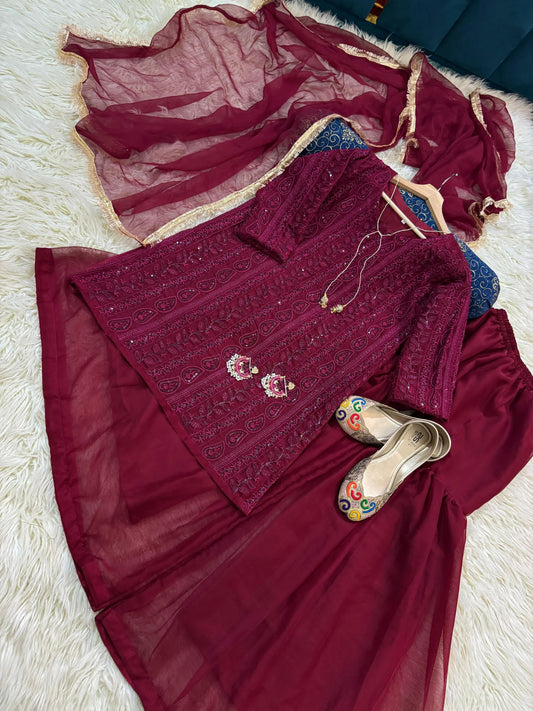 ISHQ 3PC CHIFFON COLLECTION
