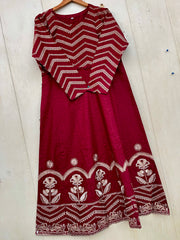 Embroidered maxi