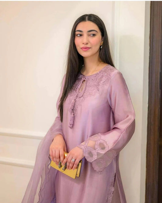 Luxury silk dress
