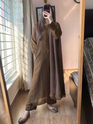 Dhanak Long Shirt Dress