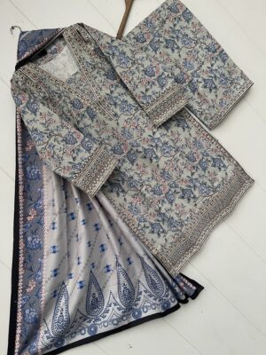 3pc Khaddar Dress